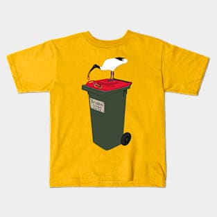 Brisbin Bin Chicken Mascot Kids T-Shirt